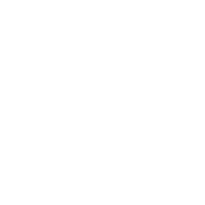 Hand-Drawn Lightning Bolt Logo #ffffff