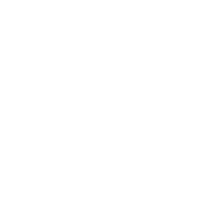 Hand-Drawn Lightning Bolt Logo #ffffff