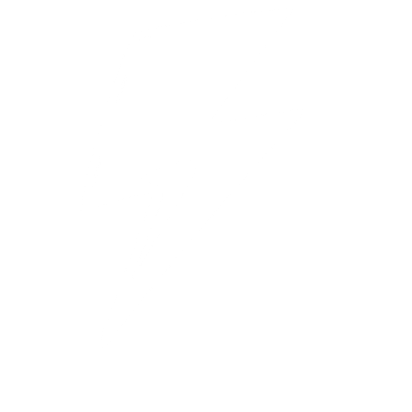Hand-Drawn Lightning Bolt Logo #ffffff