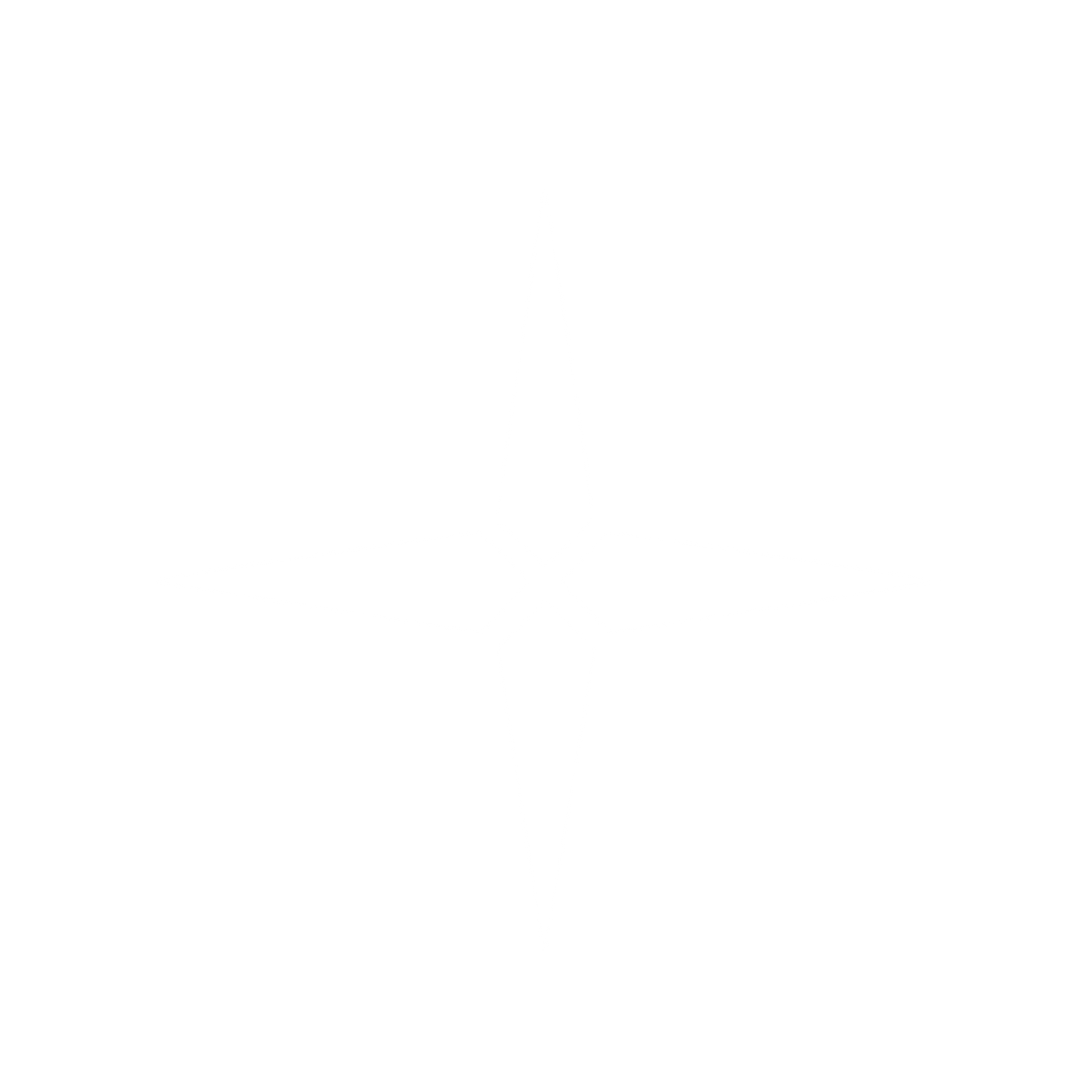 Four Point Star Compass Logo #ffffff