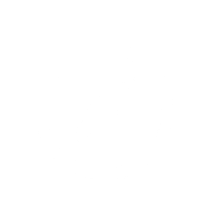 Compass Needle Circle Logo #ffffff