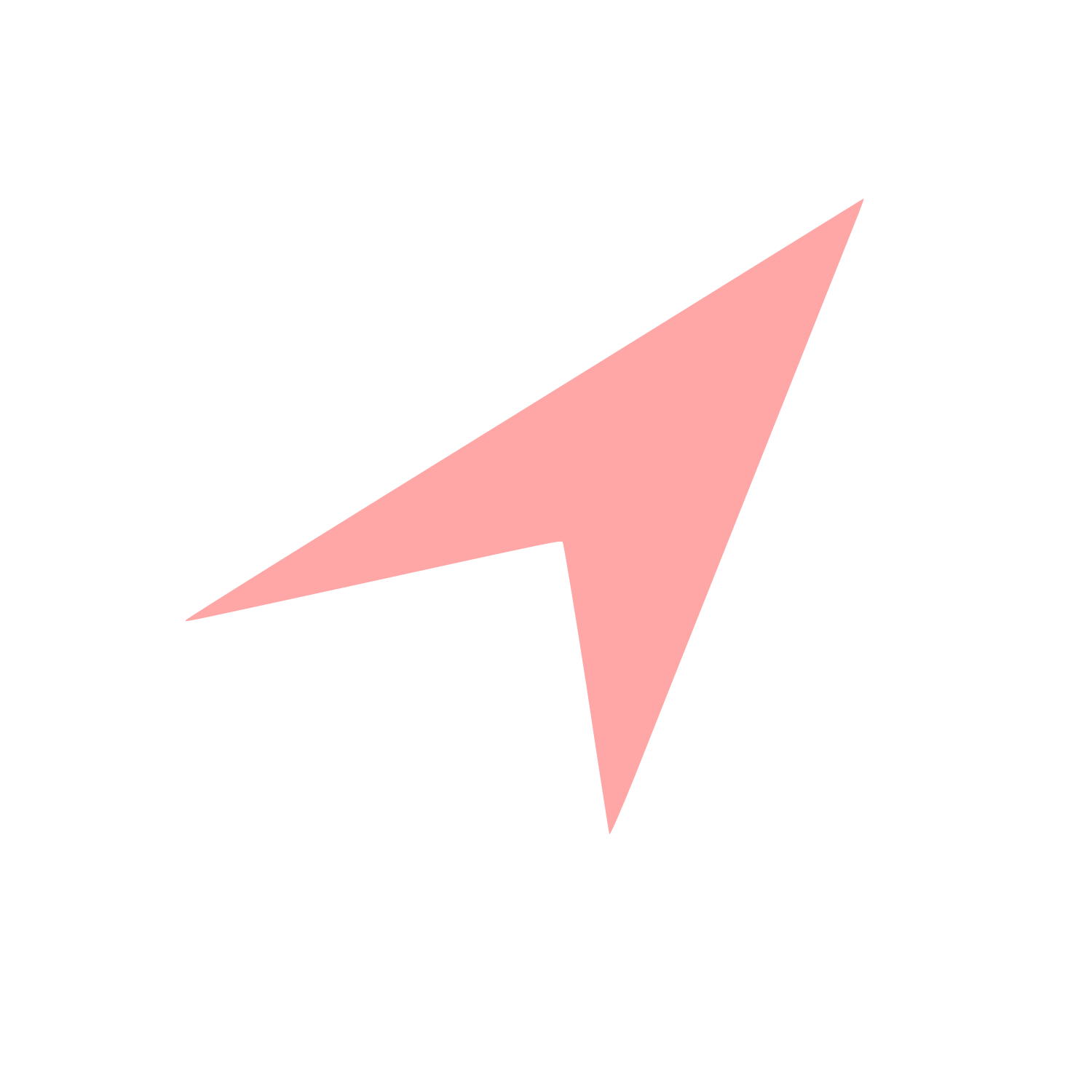 Navigation Arrow Compass Logo #ffa6a6