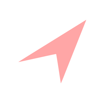 Navigation Arrow Compass Logo #ffa6a6