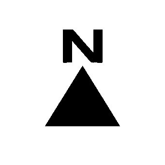 North Arrow Compass Logo