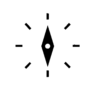 Compass Rose Direction Logo