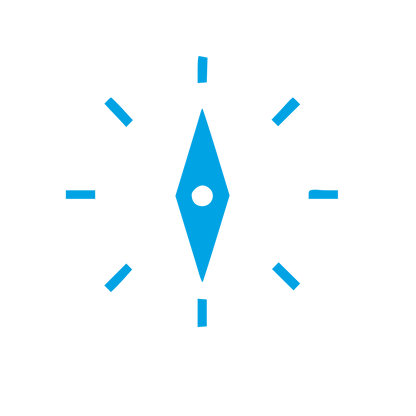 Compass Rose Direction Logo #00a3e4
