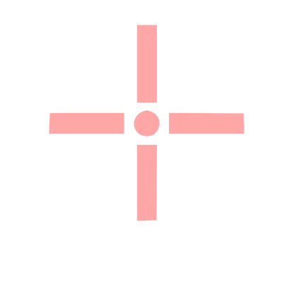 Crosshair Compass Logo #ffa6a6