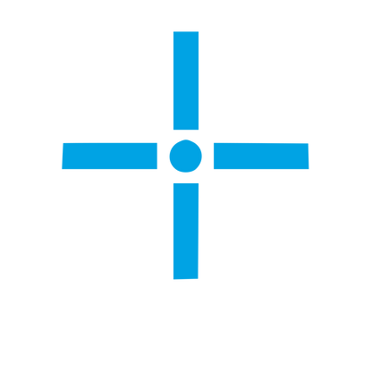 Crosshair Compass Logo #00a3e4