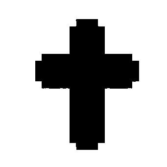 Pixel Cross Logo