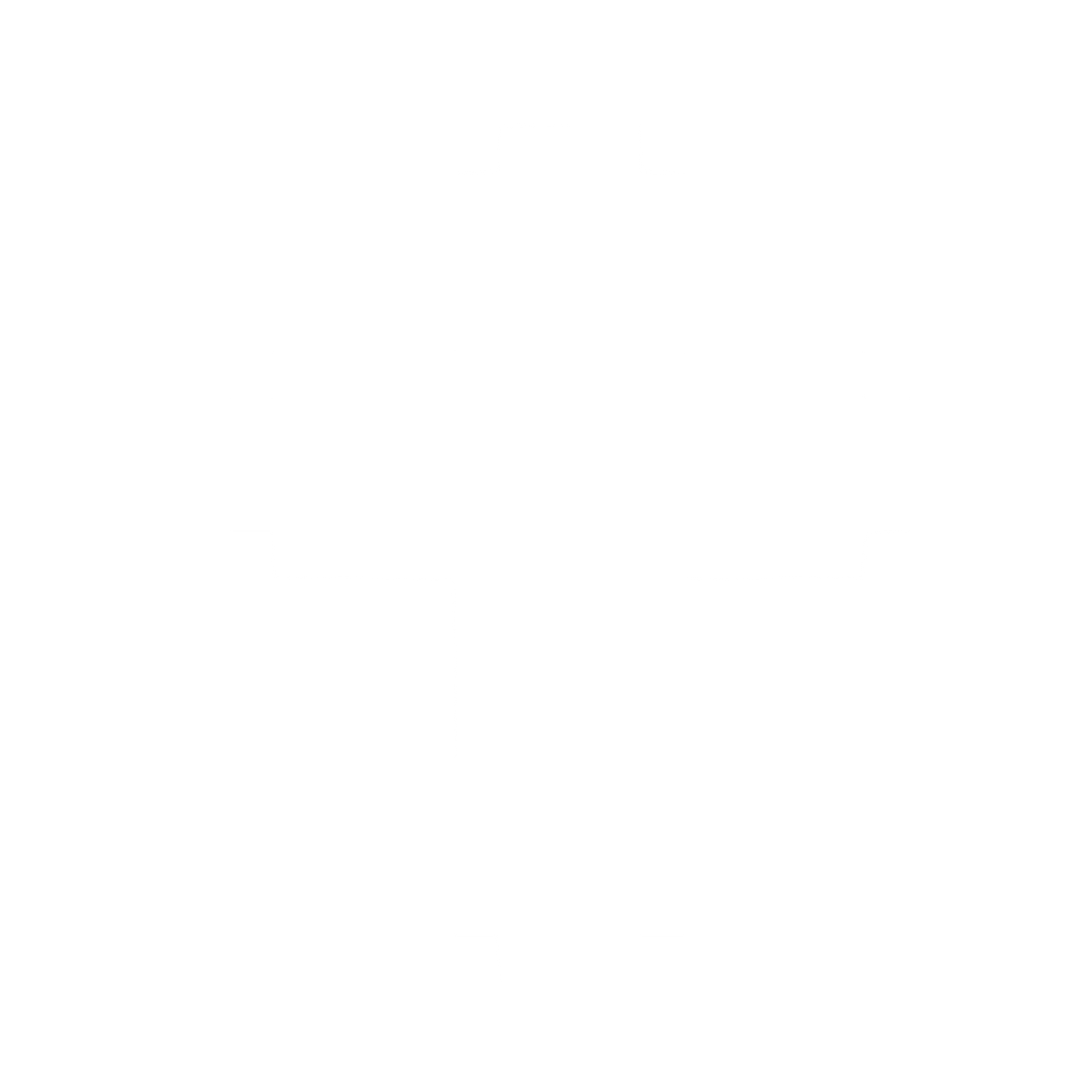 Pixel Cross Logo #ffffff