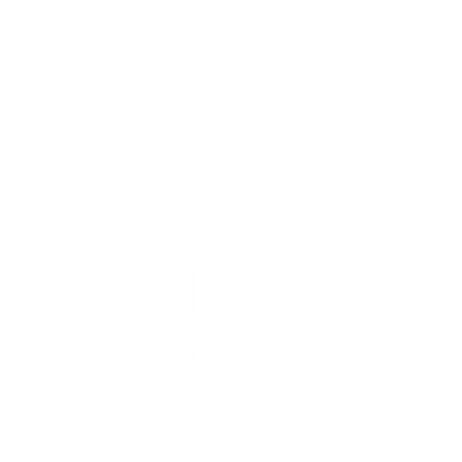 Pixel Cross Logo #ffffff