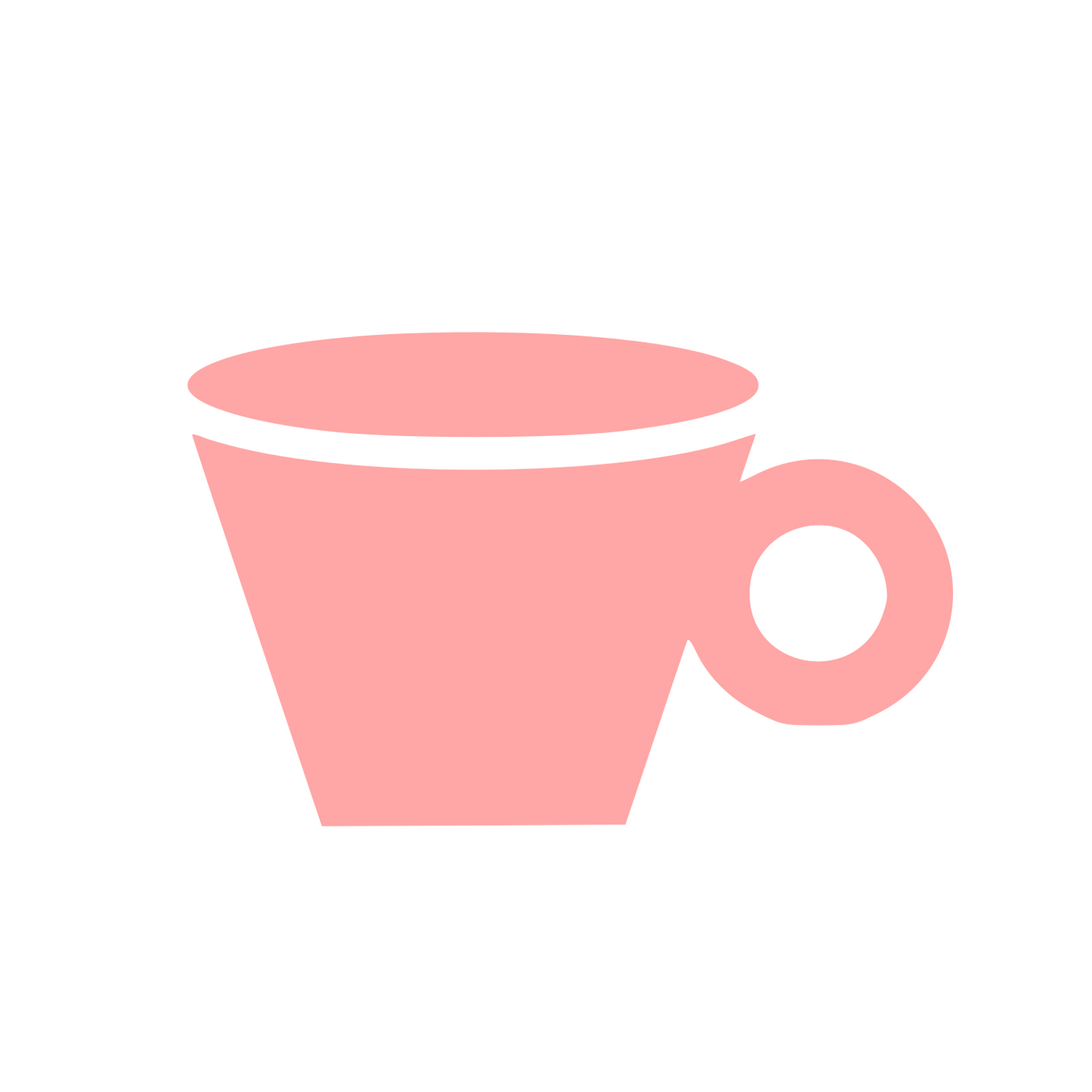 Espresso Cup Bold Logo #ffa6a6