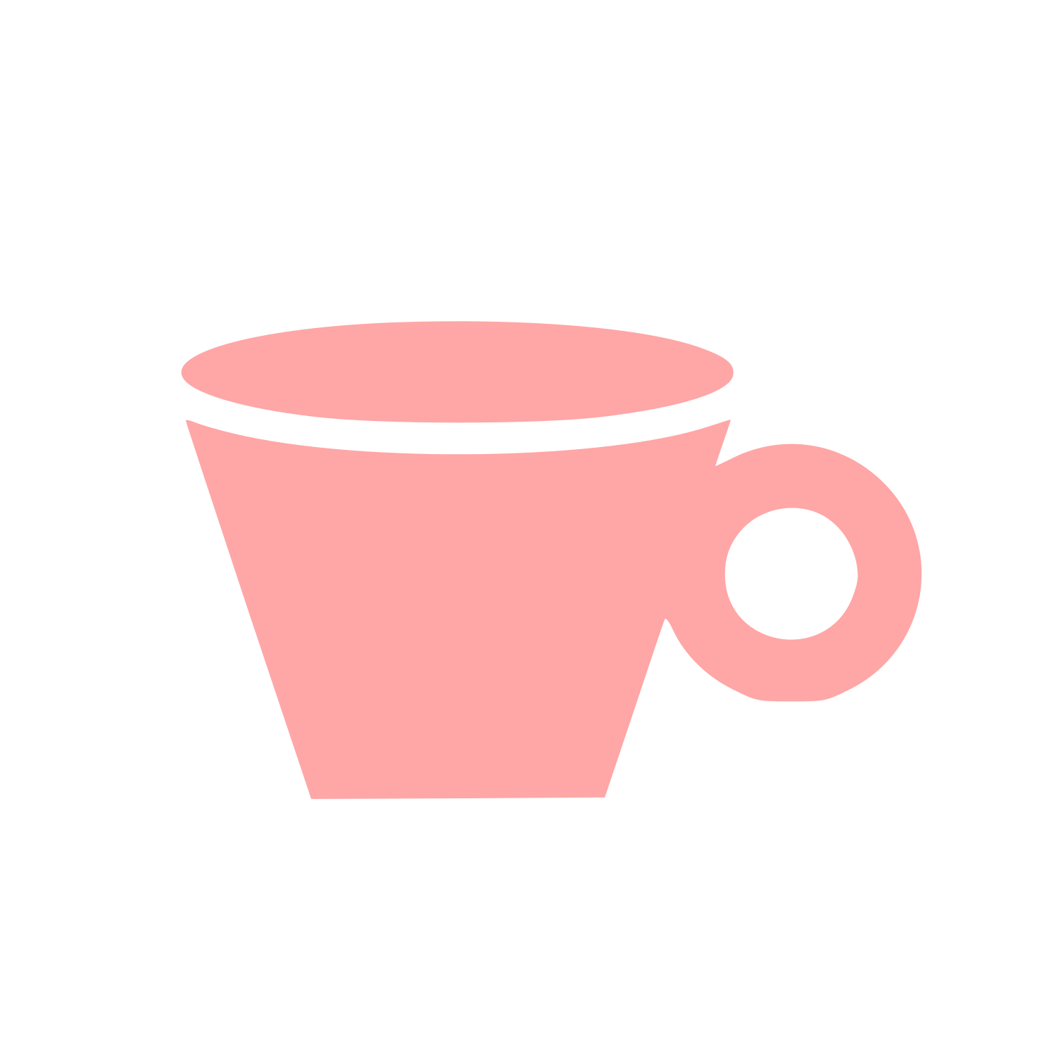 Espresso Cup Bold Logo #ffa6a6