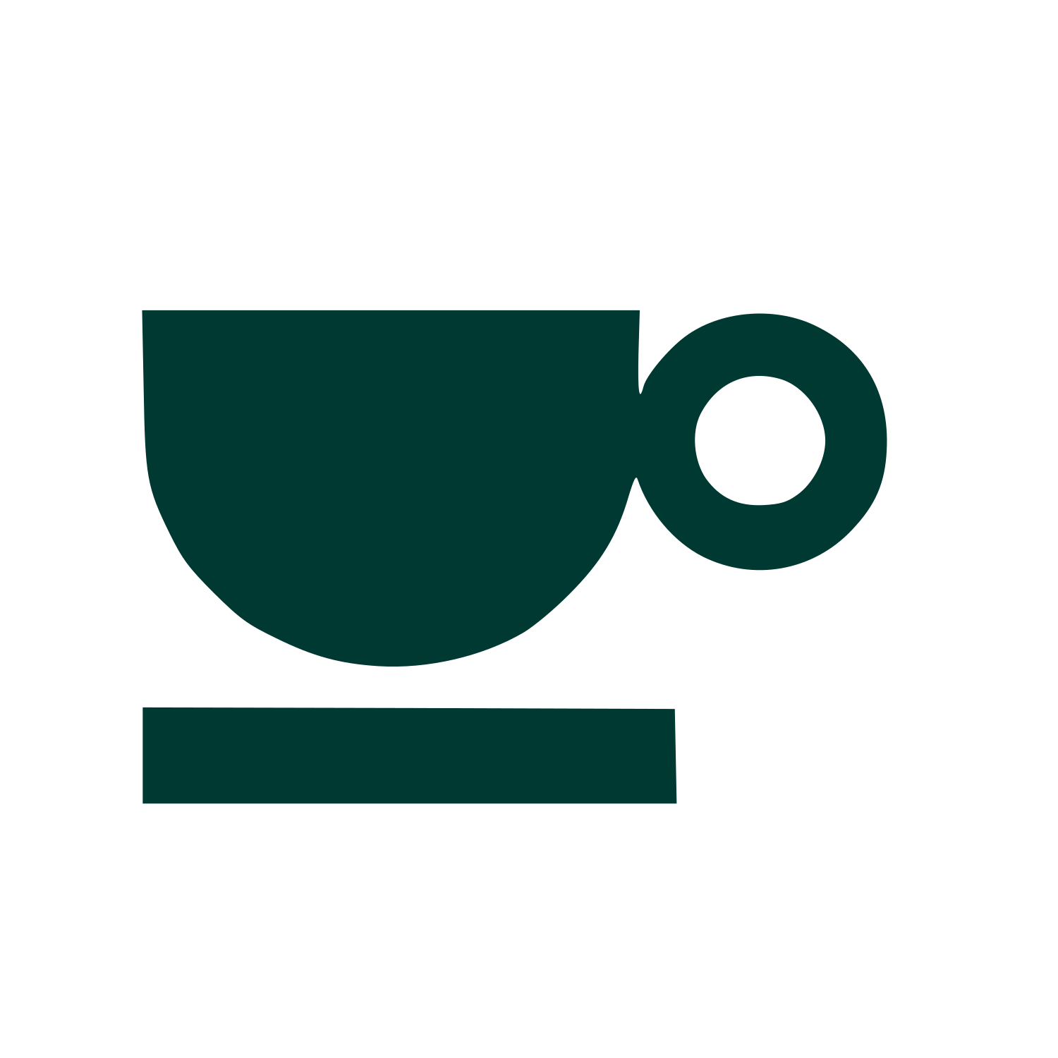 Swiss Style Teacup Logo #003932