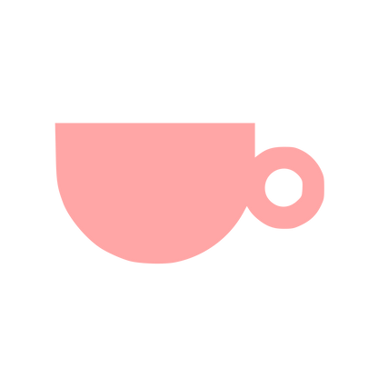 Teacup Swiss Style Logo #ffa6a6