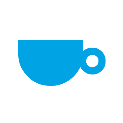 Teacup Swiss Style Logo #00a3e4