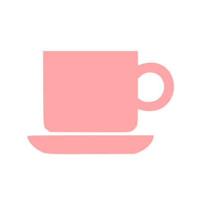 Coffee Cup Saucer Logo #ffa6a6