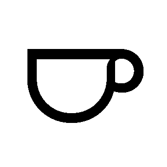 Monoline Teacup Logo