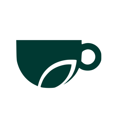 Tea Cup Leaf Logo #003932