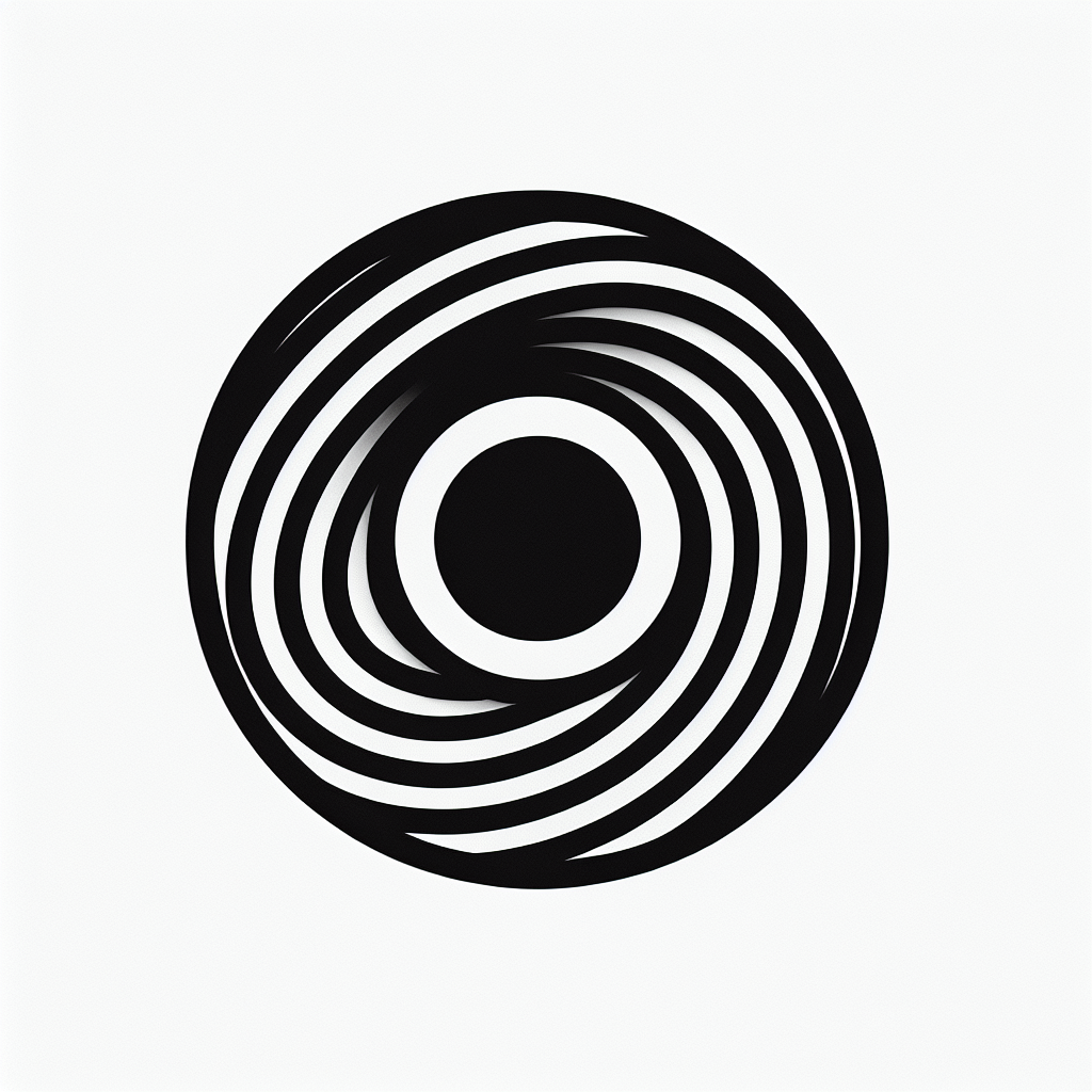 Lines in Circle Eye Logo