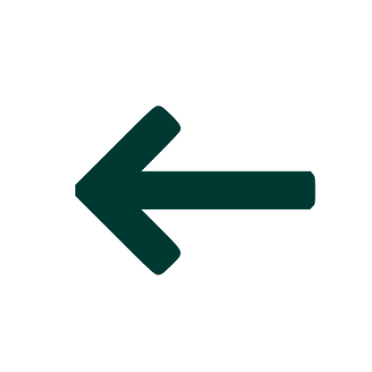 Left Arrow Pictogram Logo #003932
