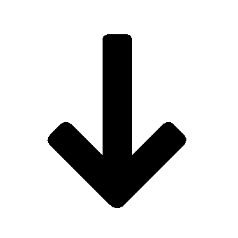 Down Arrow Pictogram Logo