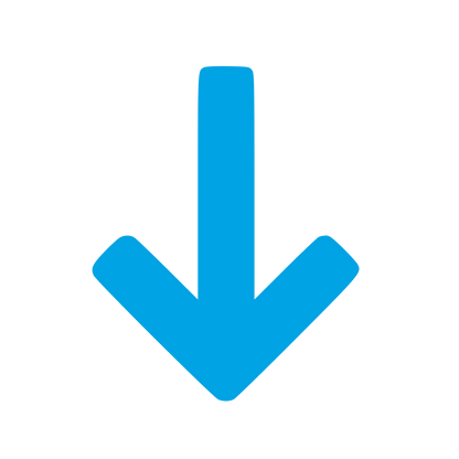 Down Arrow Pictogram Logo #00a3e4
