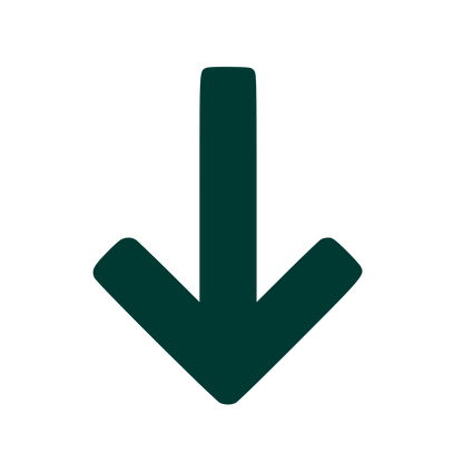 Down Arrow Pictogram Logo #003932