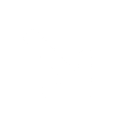Diagonal Down Arrow Logo #ffffff