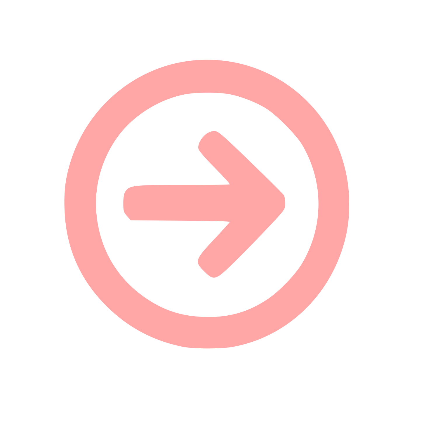 Arrow Circle Logo #ffa6a6