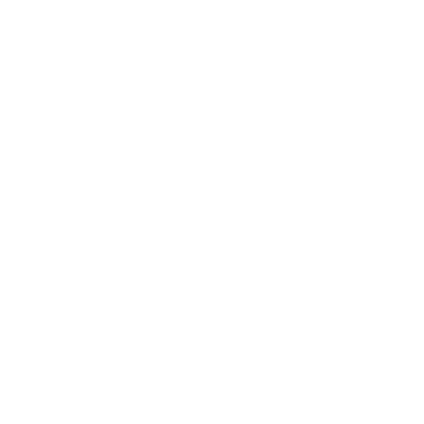 Crossed Arrows Fleur de Lis Logo #ffffff