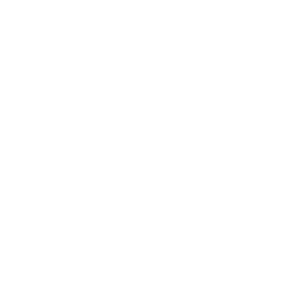 Crossed Arrows Fleur de Lis Logo #ffffff