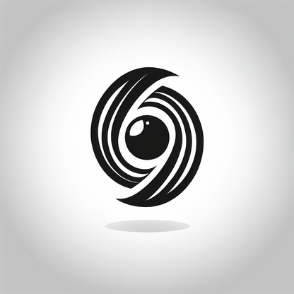 Yin Yang Eye Logo
