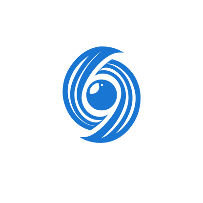 Yin Yang Eye Logo #1976D2