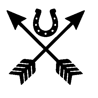 Crossed Arrows Horseshoe Logo