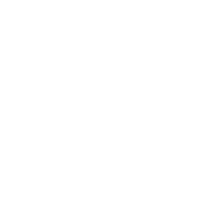 Laurel Wreath Emblem Logo #ffffff