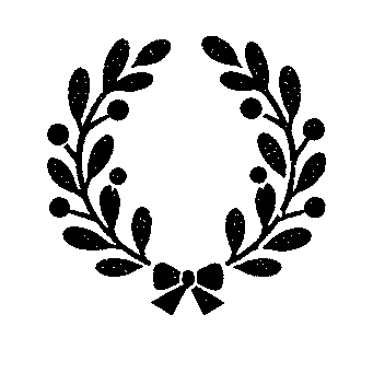 Laurel Wreath Ribbon Logo