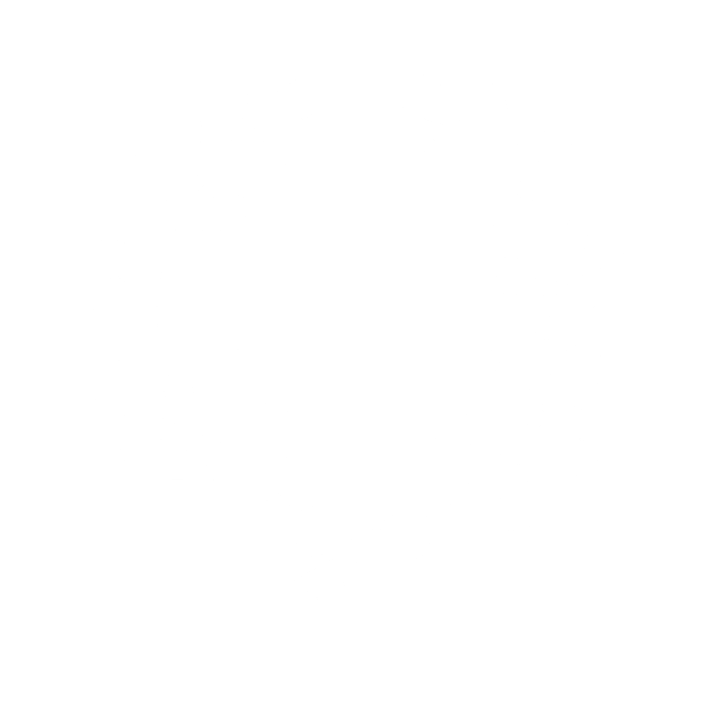 Laurel Wreath Ribbon Logo #ffffff