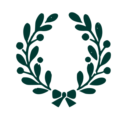 Laurel Wreath Ribbon Logo #003932
