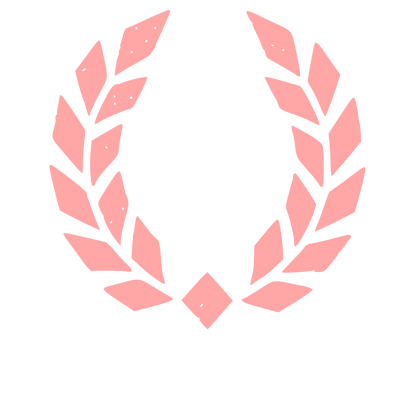 Laurel Wreath Achievement Logo #ffa6a6