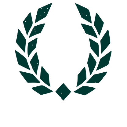 Laurel Wreath Achievement Logo #003932