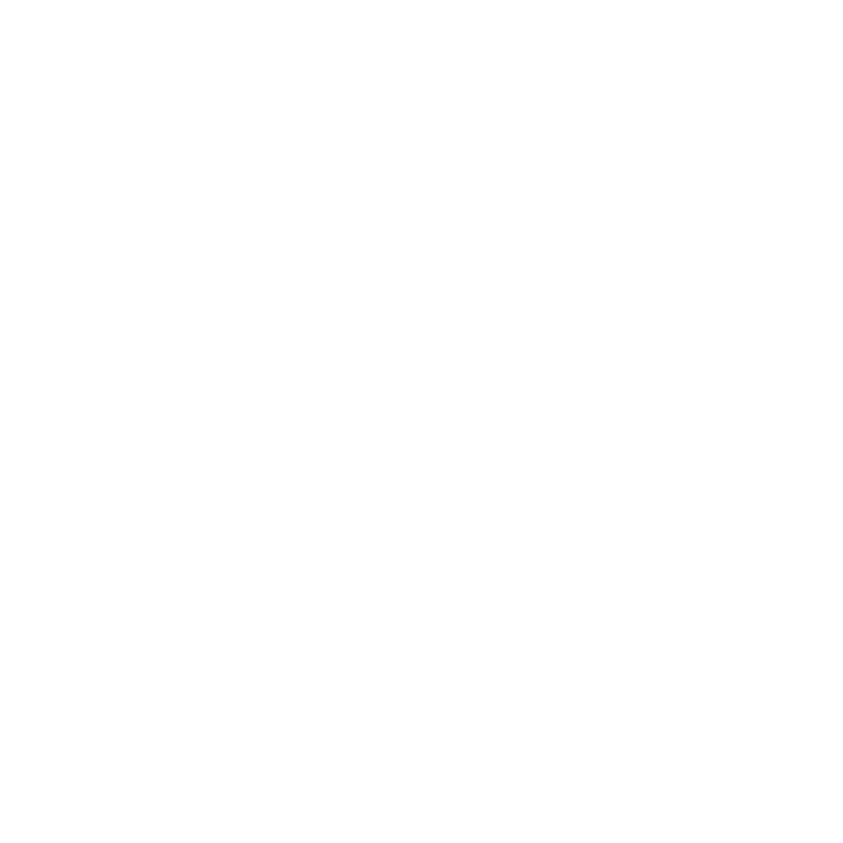 Floral Wreath Dot Logo #ffffff