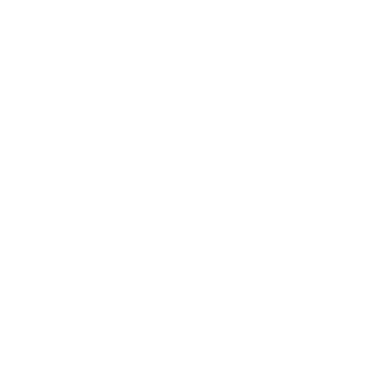 Floral Wreath Dot Logo #ffffff