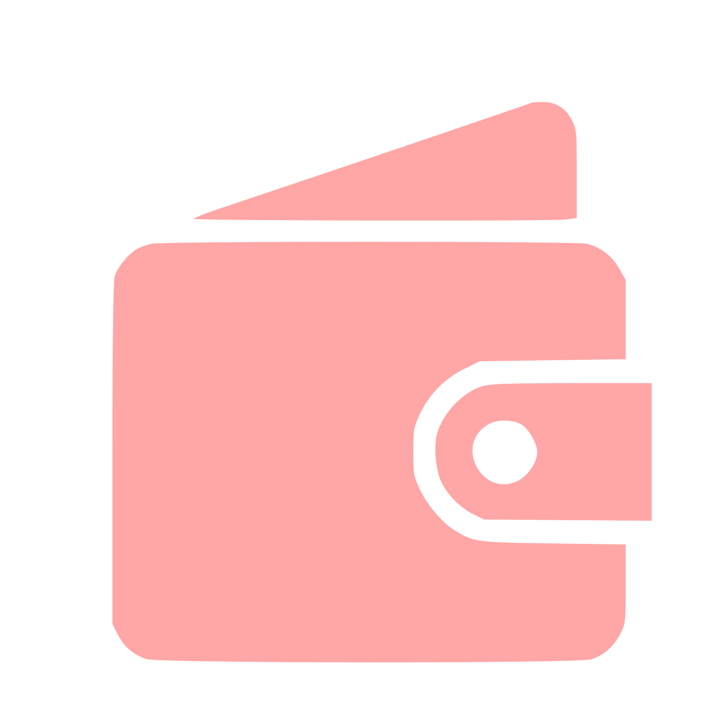 Bifold Wallet Logo #ffa6a6