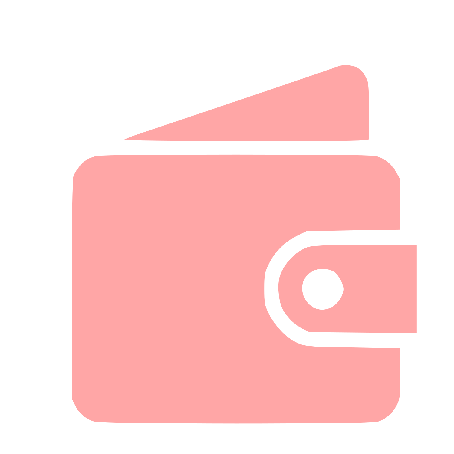 Bifold Wallet Logo #ffa6a6