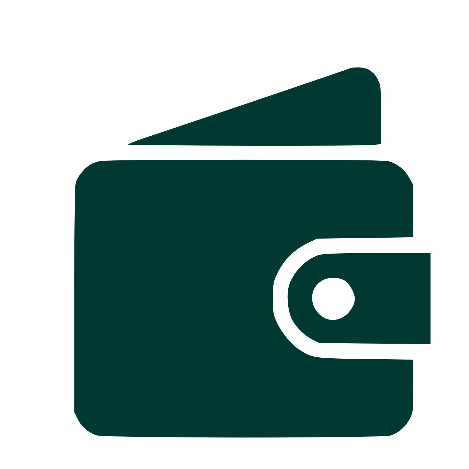 Bifold Wallet Logo #003932