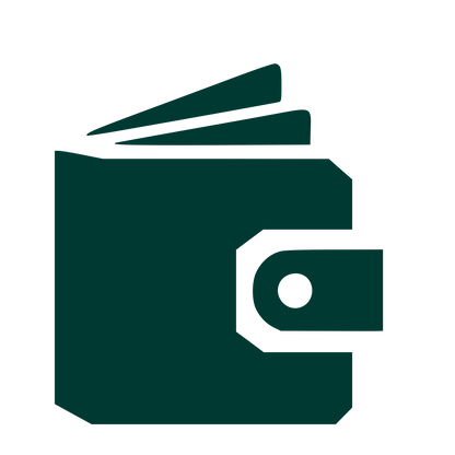 Bold Wallet Logo #003932