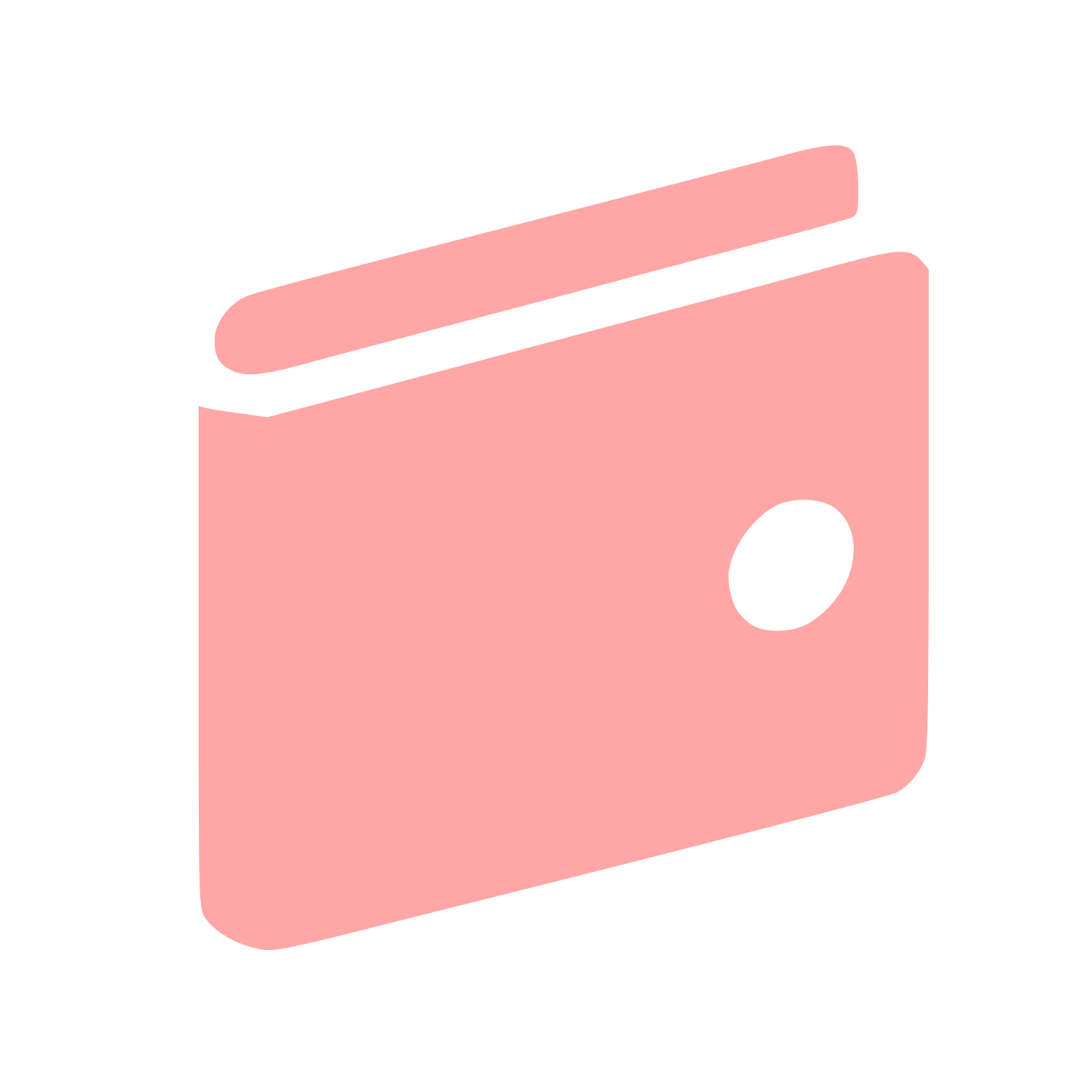 Wallet Geometric Logo #ffa6a6