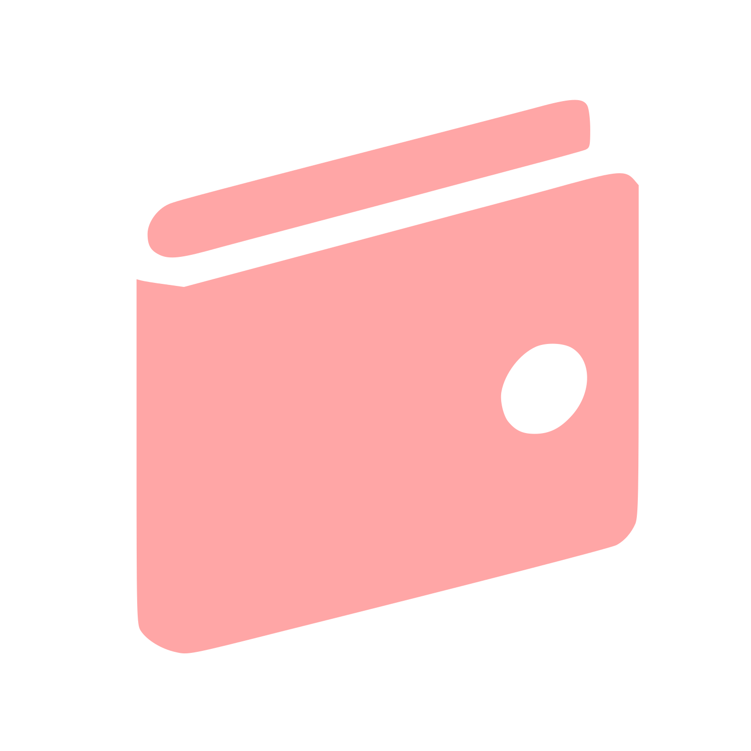 Wallet Geometric Logo #ffa6a6