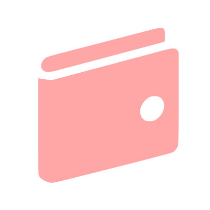 Wallet Geometric Logo #ffa6a6